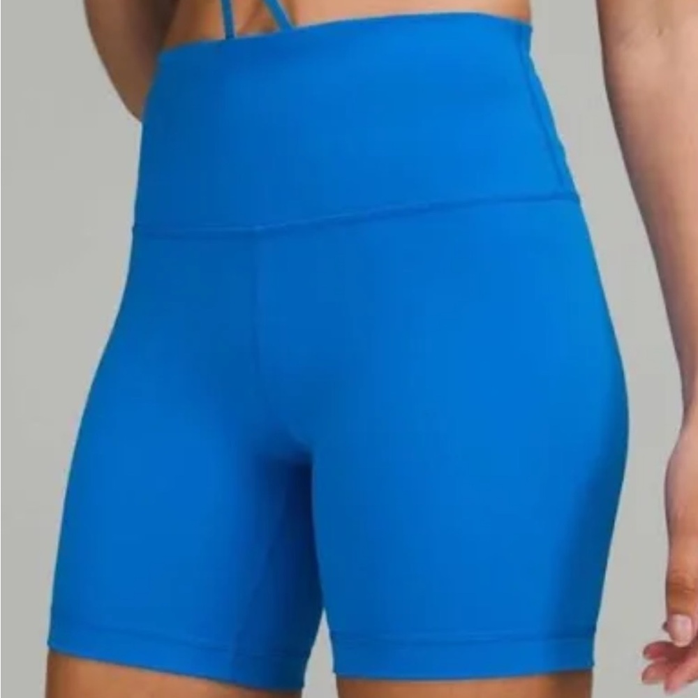 Wunder Train High-Rise Short 6" Poolside - size 6